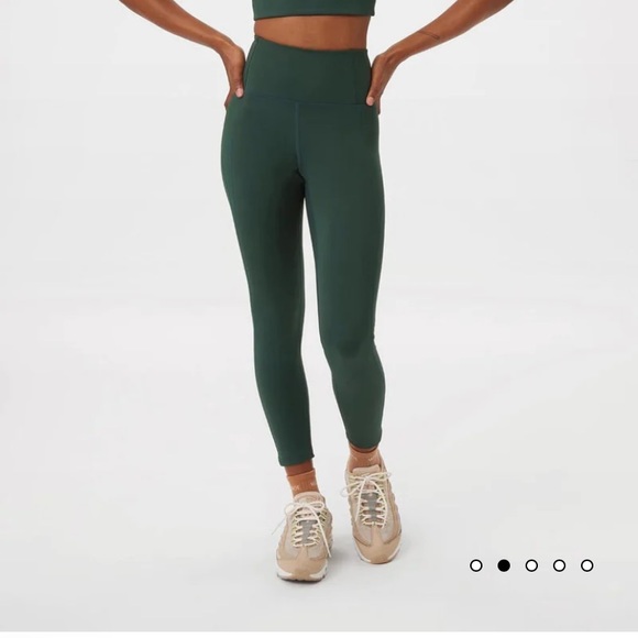 High Rise Compressive Legging 28.5, Moss - Picture 1 of 3